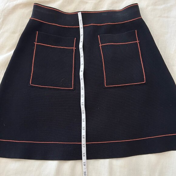 Sandro Paris Black Skirt - Size 2 - Picture 2 of 5